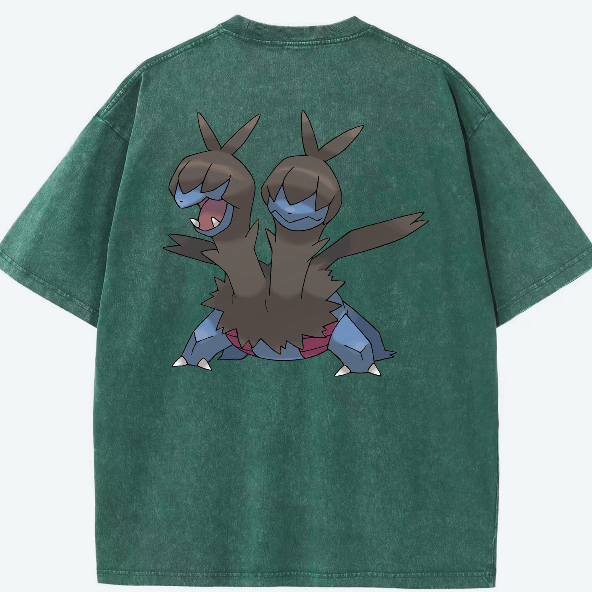 （画像用） ポケットモンスター Pokémon 綿100% ヴィンテージ風 半袖Tシャツ（背面プリント）